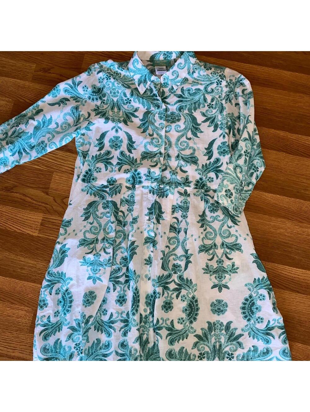 NWOT Antica Santoria Cotton Shirtdress